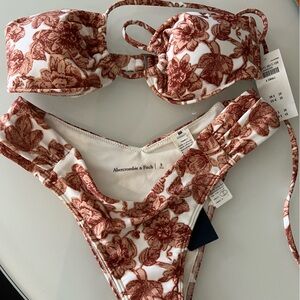 brand new abercrombie and fitch printed bikini